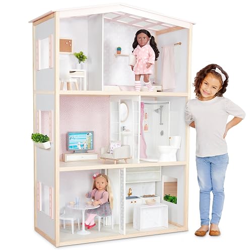 Our Generation – 18-Inch Doll Accessories – Dollhouse Playset – Movable Furniture Pieces – Bedroom, Kitchen, Bathroom & More – Pretend Play 3+ Years– Sweet Home