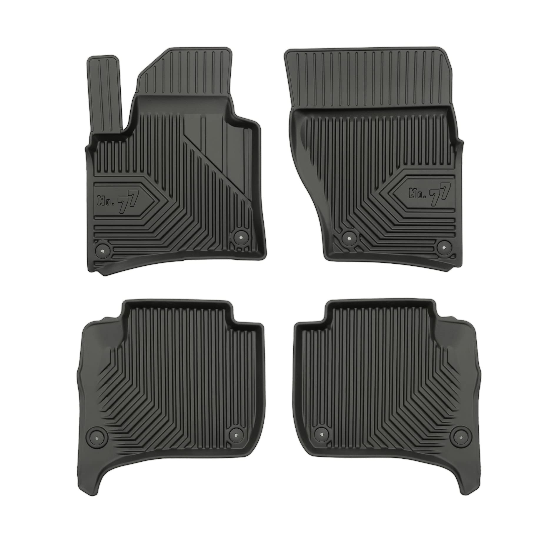 Satz Fußmatten Und Matte Für Porsche CAYENNE I 2002-2010 / Volkswagen TOUAREG I