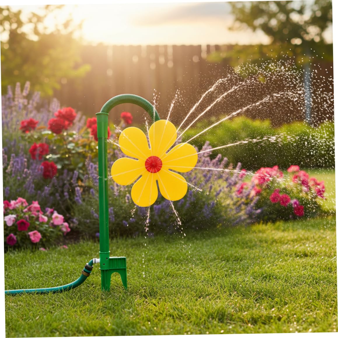 Arroseur pour enfants de cour jeu d'eau amusant et stable de jardin