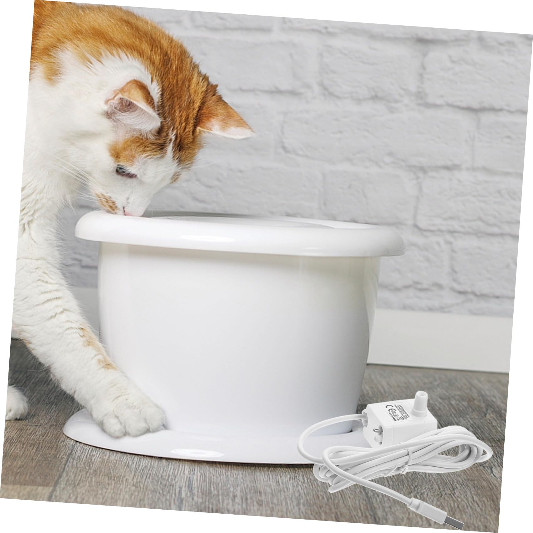 Bomba de Agua para Fuente de Gatos Ajustable con Luz LED Silenciosa y Resistente Repuesto para Dispensadores Pequeños Hogares y Tiendas de Mascotas