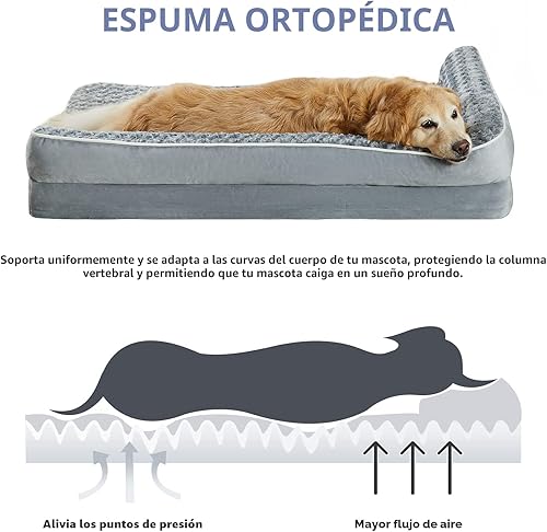 BFPETHOME Orthopedic Dog Bed for Large Dogs-Big — lifestyle photo