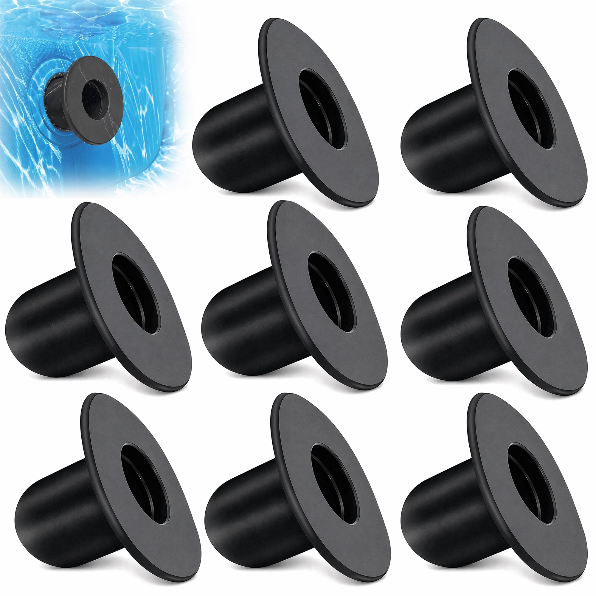 8 Pcs Swimming Pool Wall Plug Replacements