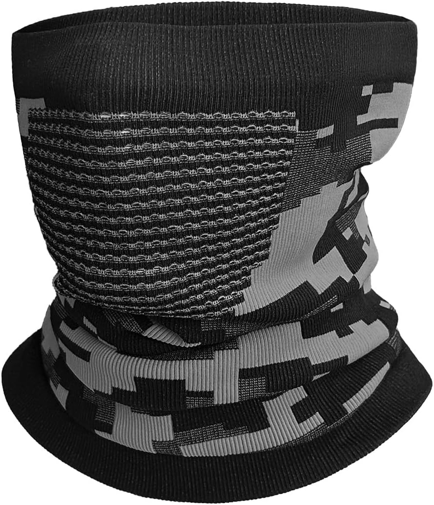 Camouflage Neck Gaiter Ski Mask - Airy vents, Windproof Neck Warmer with Multiple Color Options, Unisex for Skiing