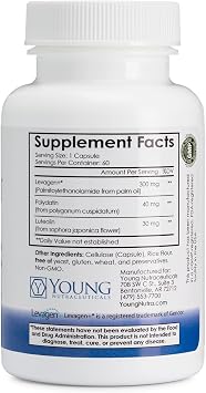 Mirica Advanced - High Absorption Formula, Palmitoylethanolamide (Pea) Luteolin and Polydatin, Nervous System Support Capsule, 60ct