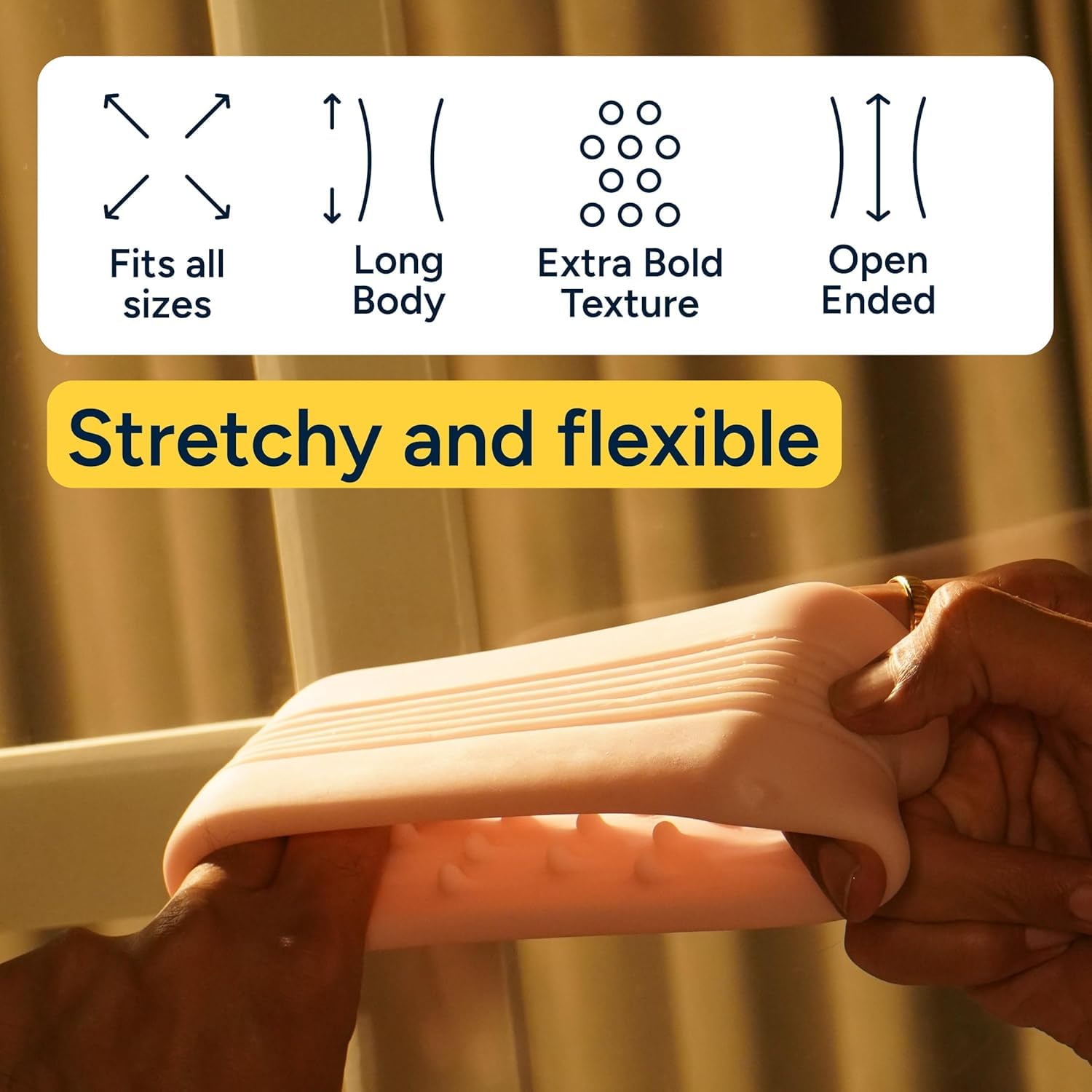 Cellerider improrested jack pro body massage - male, durable and body safe materials, long and flexible, stress relief and relaxation, waterproof, non -electric - brush suede