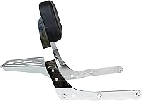 Vista 6 de YHMOTO Respaldo Trasero de Asiento para Pasajero con Portaequipaje para Honda Shadow Aero 750 VT750C 2004-2023 (Cromo)