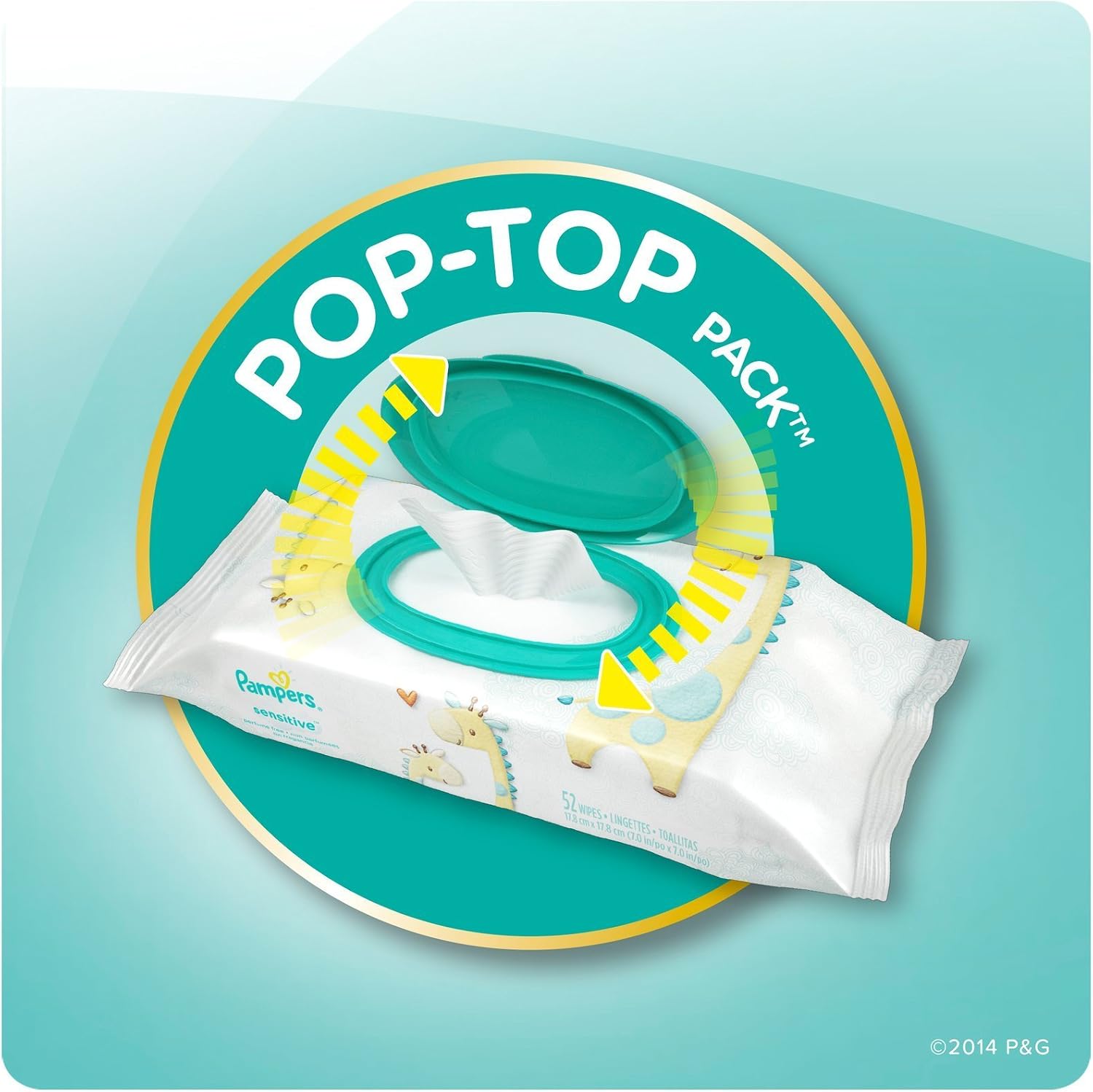 Pampers Wipes 13x, 808 ct (Old Version)