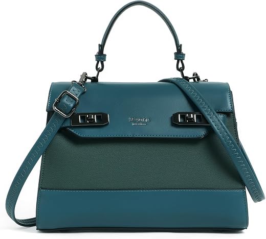 EXOTIC Premium® Style and Look beautiful Texture Design Flap Closure Top Handle Dual Color Hand/Sling Bag For Women &amp; Girl...
