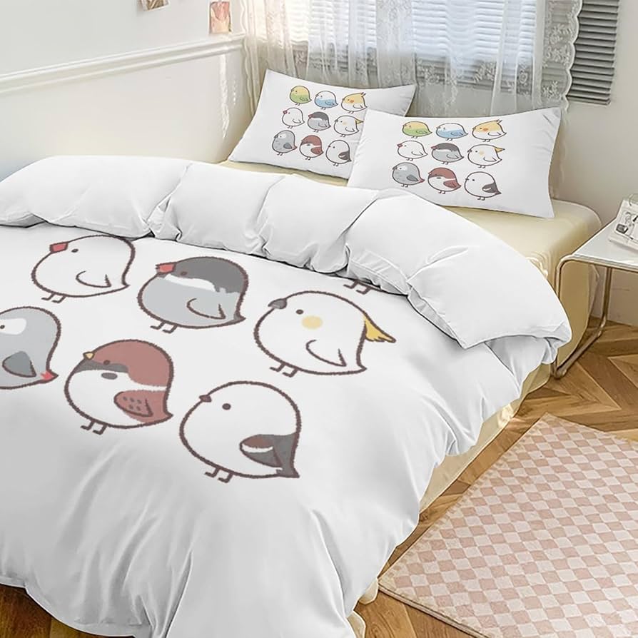  掛け布団&枕カバーセット150x200cm 2セット 布団カバー ベッドカバー 枕カバー セット 無地 チェック柄