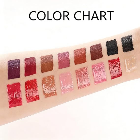 KYDA 2 Pcs Dual-Ended Brown Lip Liner Combo, 01+06