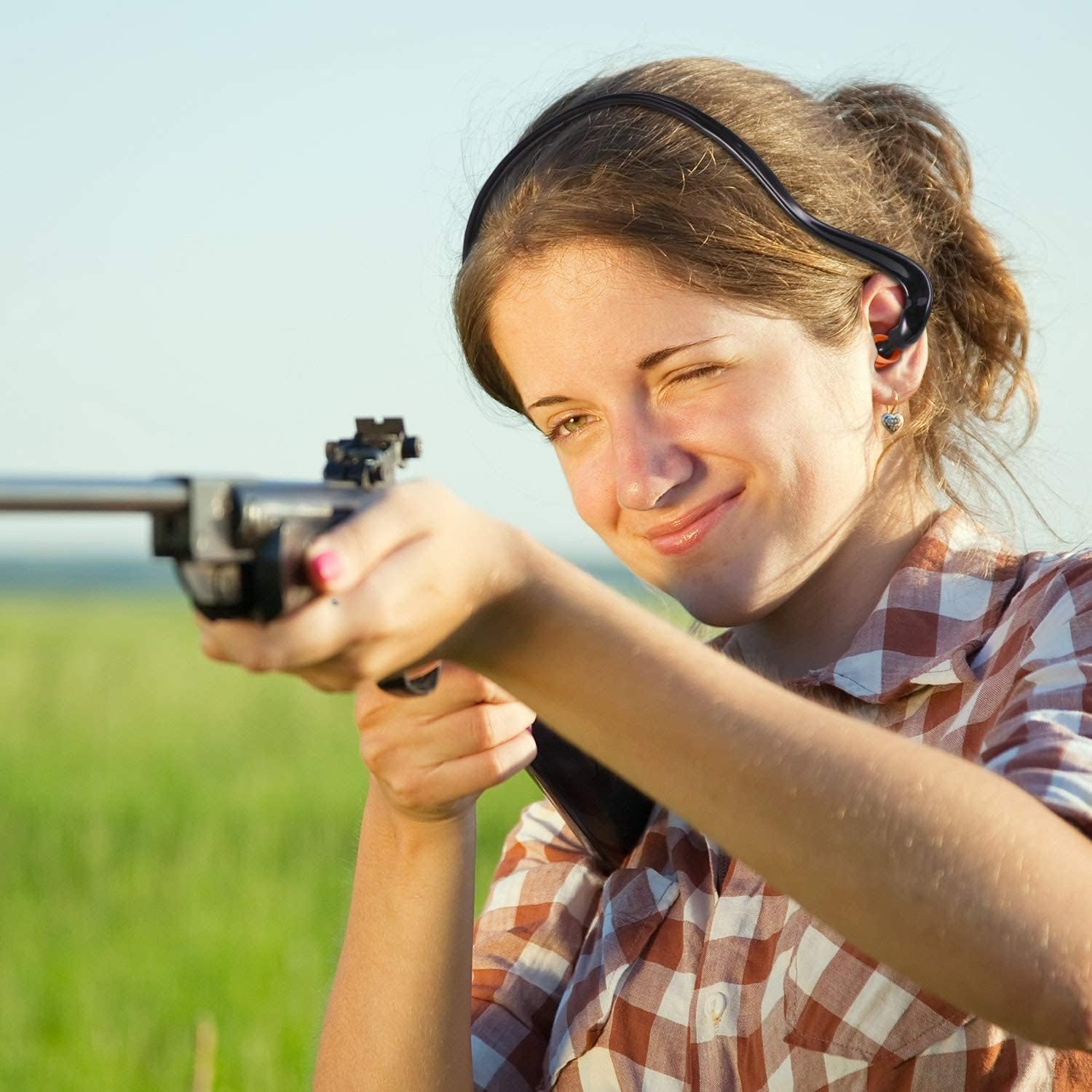 Banded Earplugs for Shooting Range Band Ear Plugs Lightweight Silicone Earplugs for Hearing Protection, Noise Reduction, Work, Construction, Sleeping, Concerts, Motor Sports Racing (4 Pieces) Banded Earplugs for Shooting Range Band Ear Plugs Lightweight Silicone Earplugs for Hearing Protection, Noise Reduction, Work, Construction, Sleeping, Concerts, Motor Sports Racing (4 Pieces)