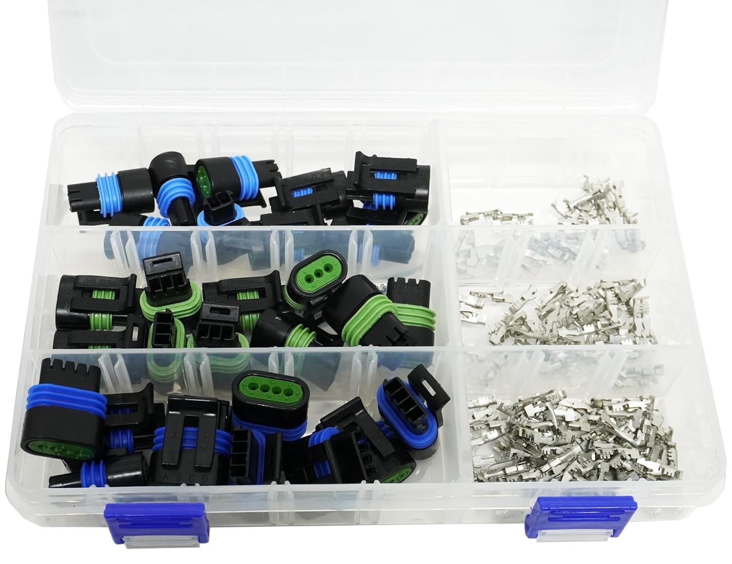 (2-3-4-PIN) Metri-Pack Female 150.2 Series Pull-to-Seat Sealed Connector w/16 18 GA