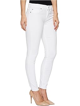 white stretch jeans womens