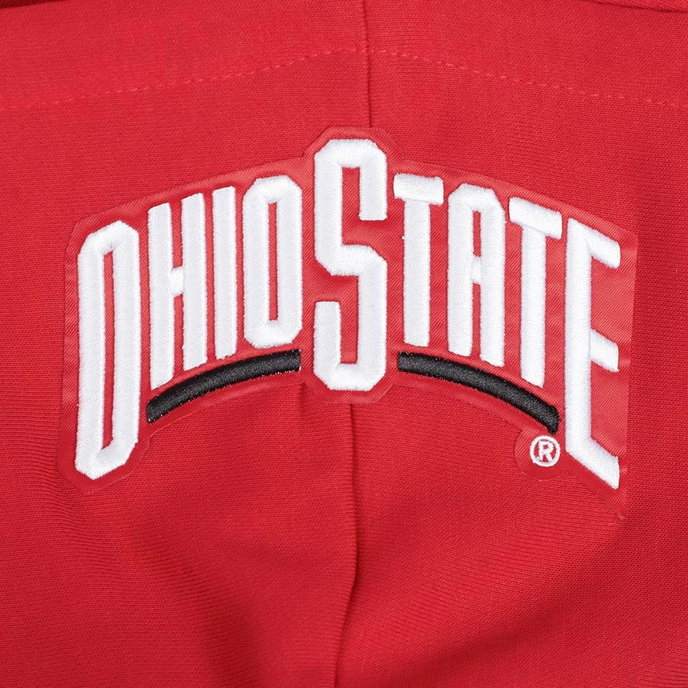 Pro Standard Womens College Wingspan Brushed Back French Terry Cropped Pullover Hoodie - Image 6