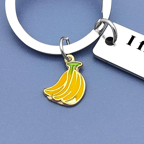 Miniatura 3 de Llavero de plátano para enamorados, regalo de novio de novia, San Valentín, llavero para marido, cumpleaños, boda, aniversario, regalo romántico
