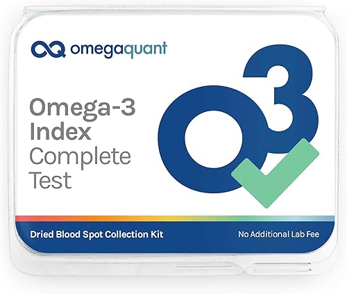 Omega Quant Omega-3 Index Complete - Kit completo de análisis de sangre de perfil de ácidos grasos | Incluye Omega-3, Omega-6, grasas saturadas,