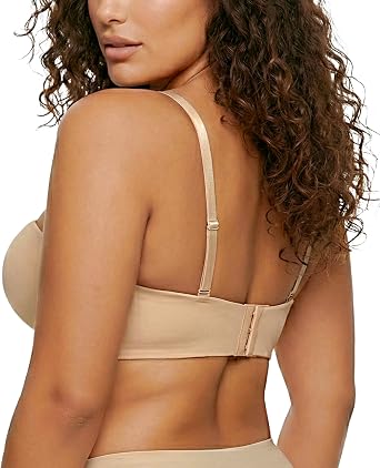 Underwire Strapless Full Coverage Supportive Plus Size