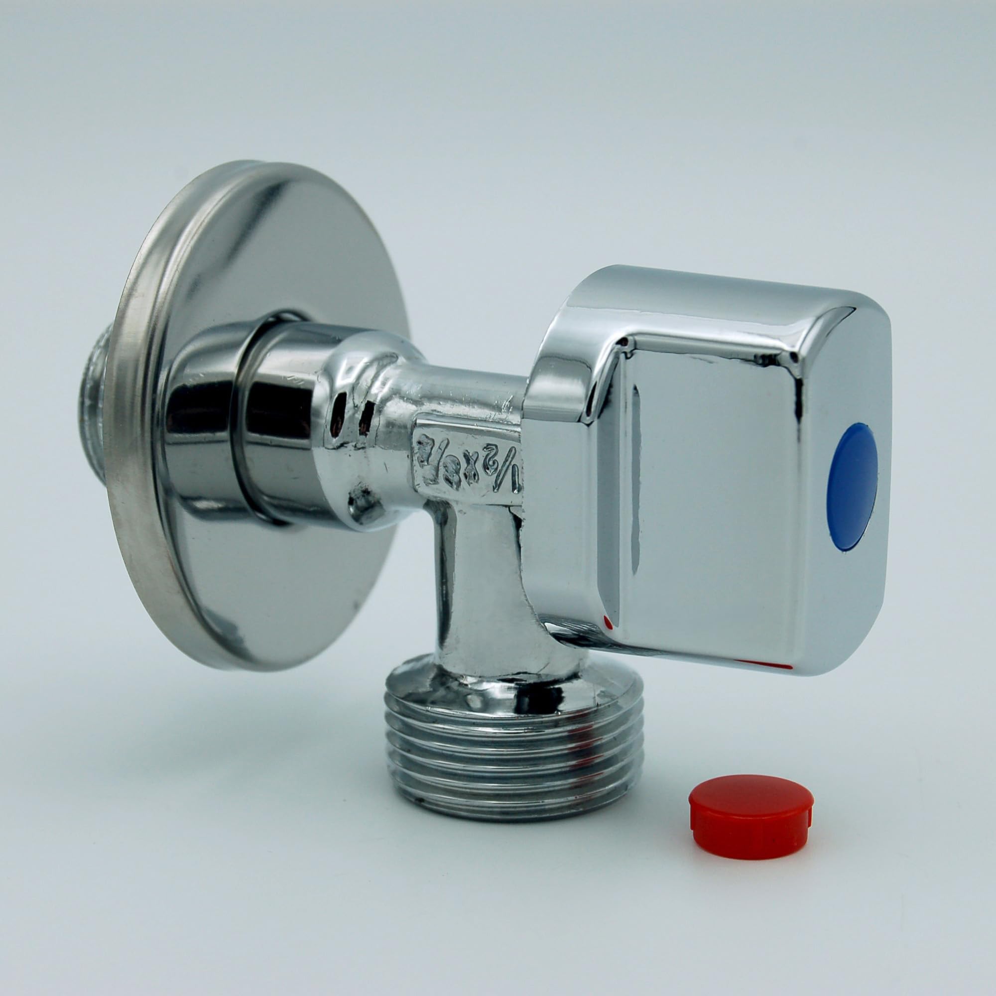 GRIFO LAVADORA DE ESCUADRA VOLANTE GRANDE (1/2" x 3/4") 2 unidades