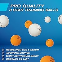 Vista 6 de PRO-SPIN Juego de ping pong portátil con red retráctil para cualquier mesa, juego de tenis de mesa todo en uno con paletas de ping pong, pelotas