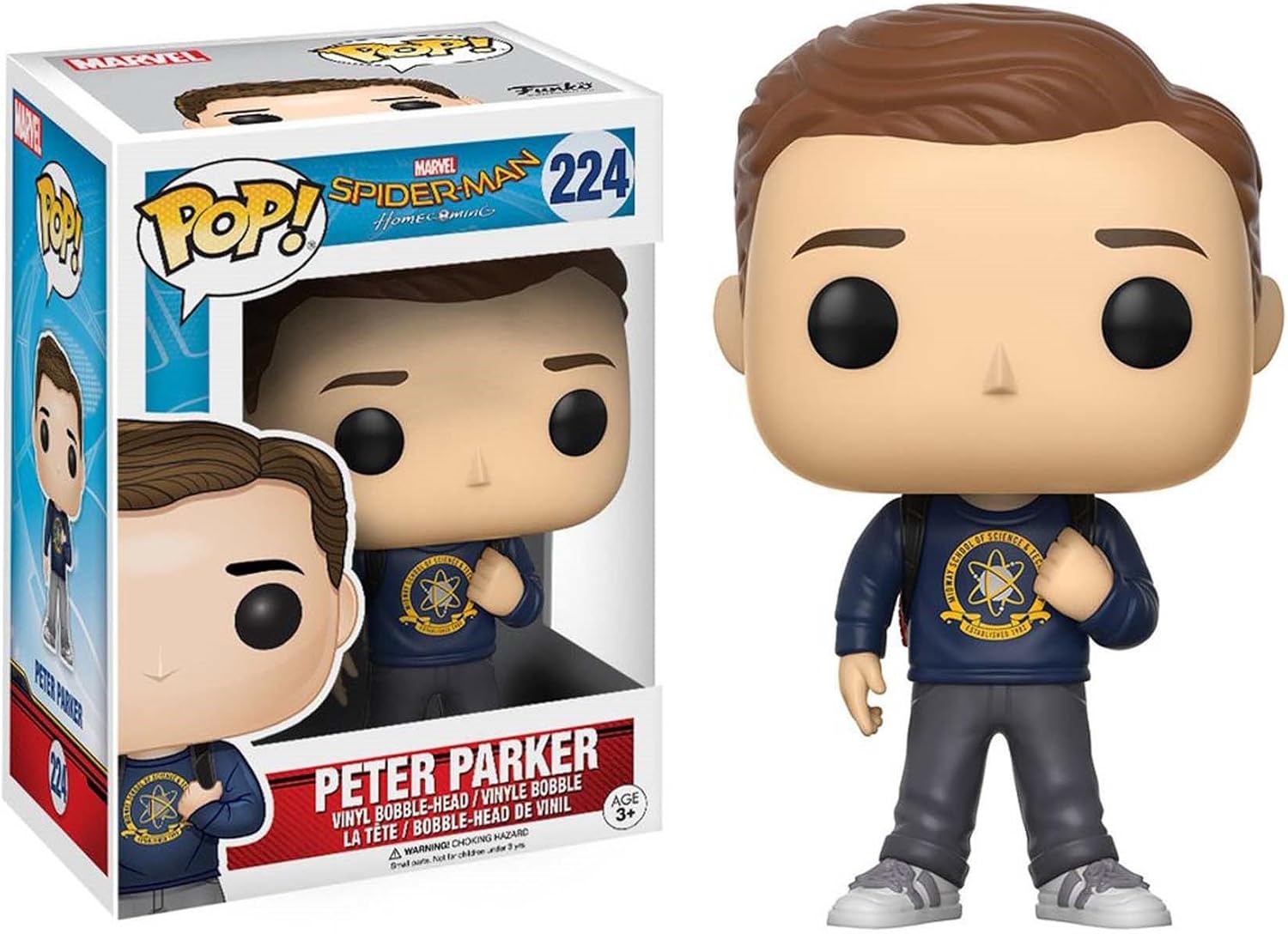 Funko POP Marvel Spider-Man Homecoming Peter Parker Action Figure