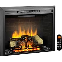 LegendFlame Carl 30" W Electric Fireplace Insert EF263, Fireplace Heater 750/1500W, Fire Crackling Sound, Remote Control...