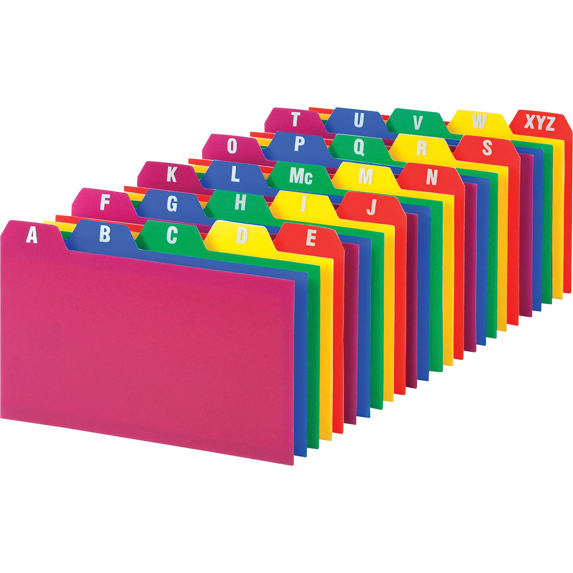unruled card stock assorted colour 2 x 3 in pack of 2