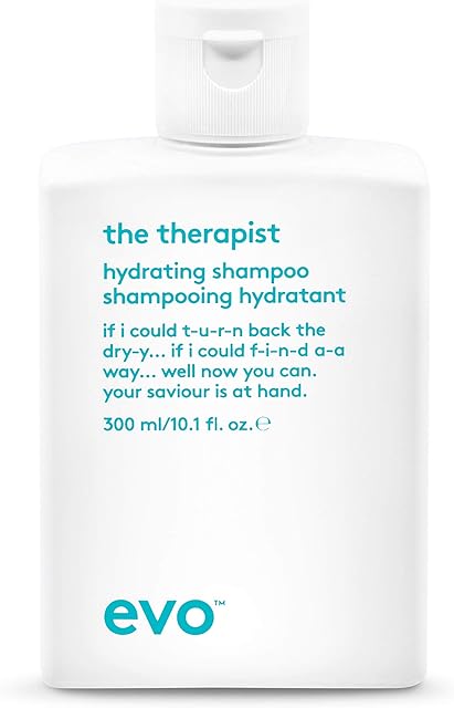 evo The Therapist Hydrating Shampoo - Protects Colour Treated Hair, Helps to Detangle - 300ml / 10.1fl.oz