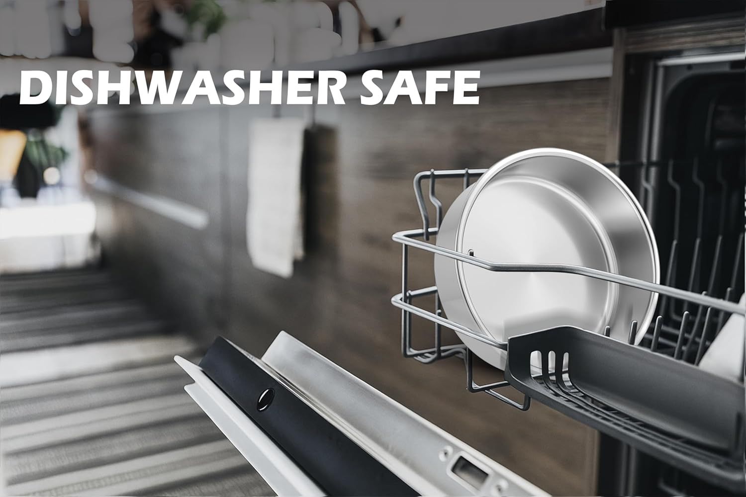 Leonyo 9½ Inch Round Cake Pans, Stainless Steel 2 Pack Layer Cake Pans 9½Inch Round Tins Set for Baking, Metal Circle Tin for Birthday Wedding Party, Dishwasher Oven Safe - Image 5