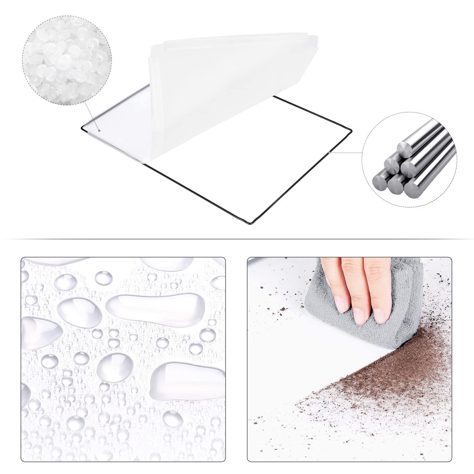 SONGMICS Enclos pour Petit Animal, clôture modulable, Blanc LPC004W01