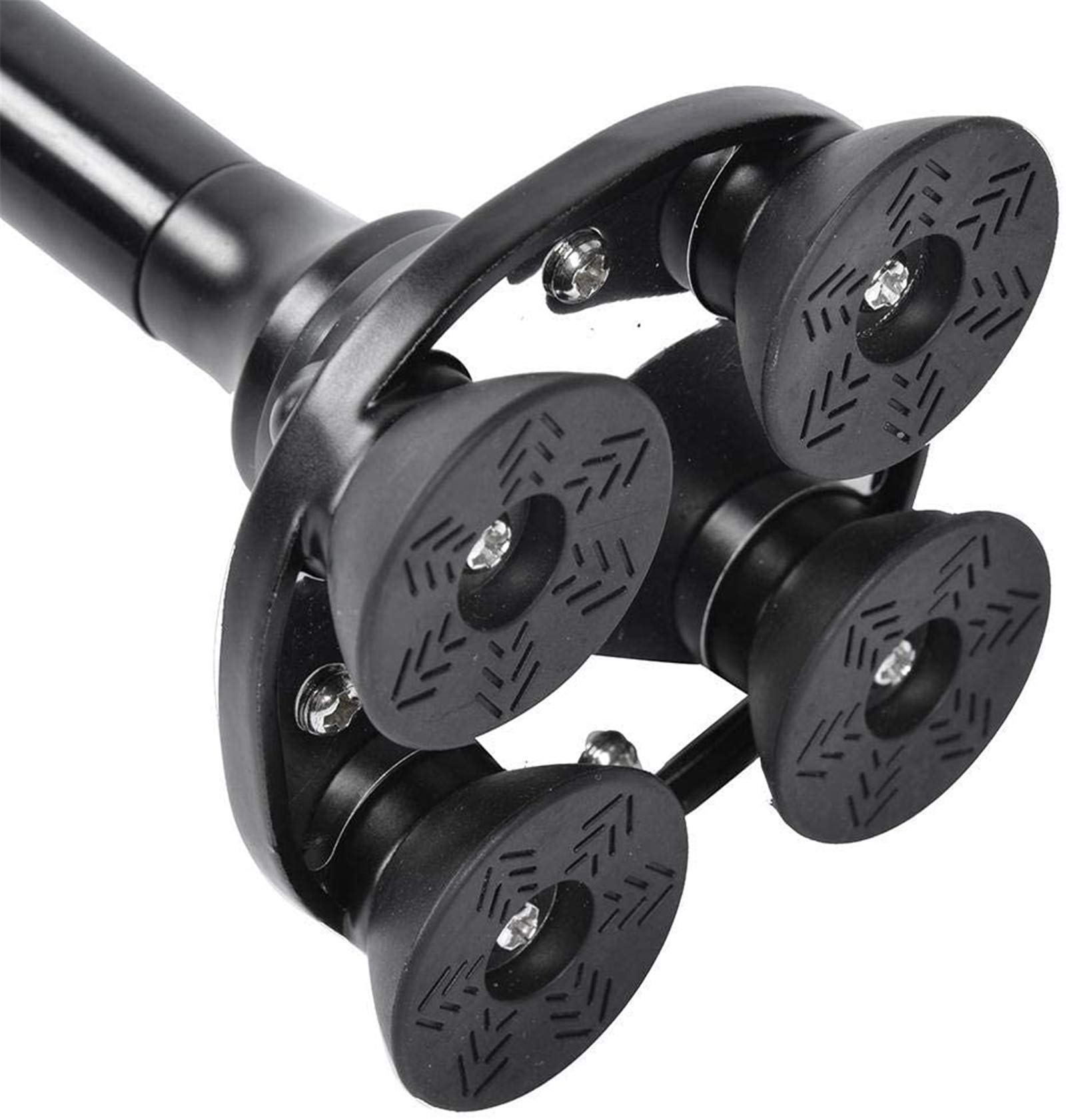 Bastón para Caminar de Cuatro Patas, bastón Plegable con luz LED, Alturas Ajustables, Ideal para discapacitados y Ancianos, bastón de Ayuda a la Movilidad Star of Light
