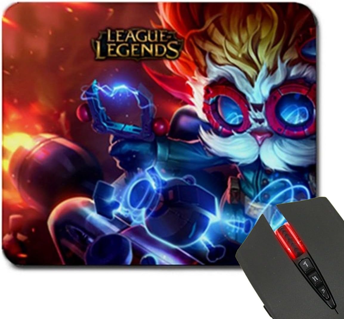 Heimerdinger The Revered Inventor Customized Print Rectangle Diy Mouse Mat Pad Mousepad