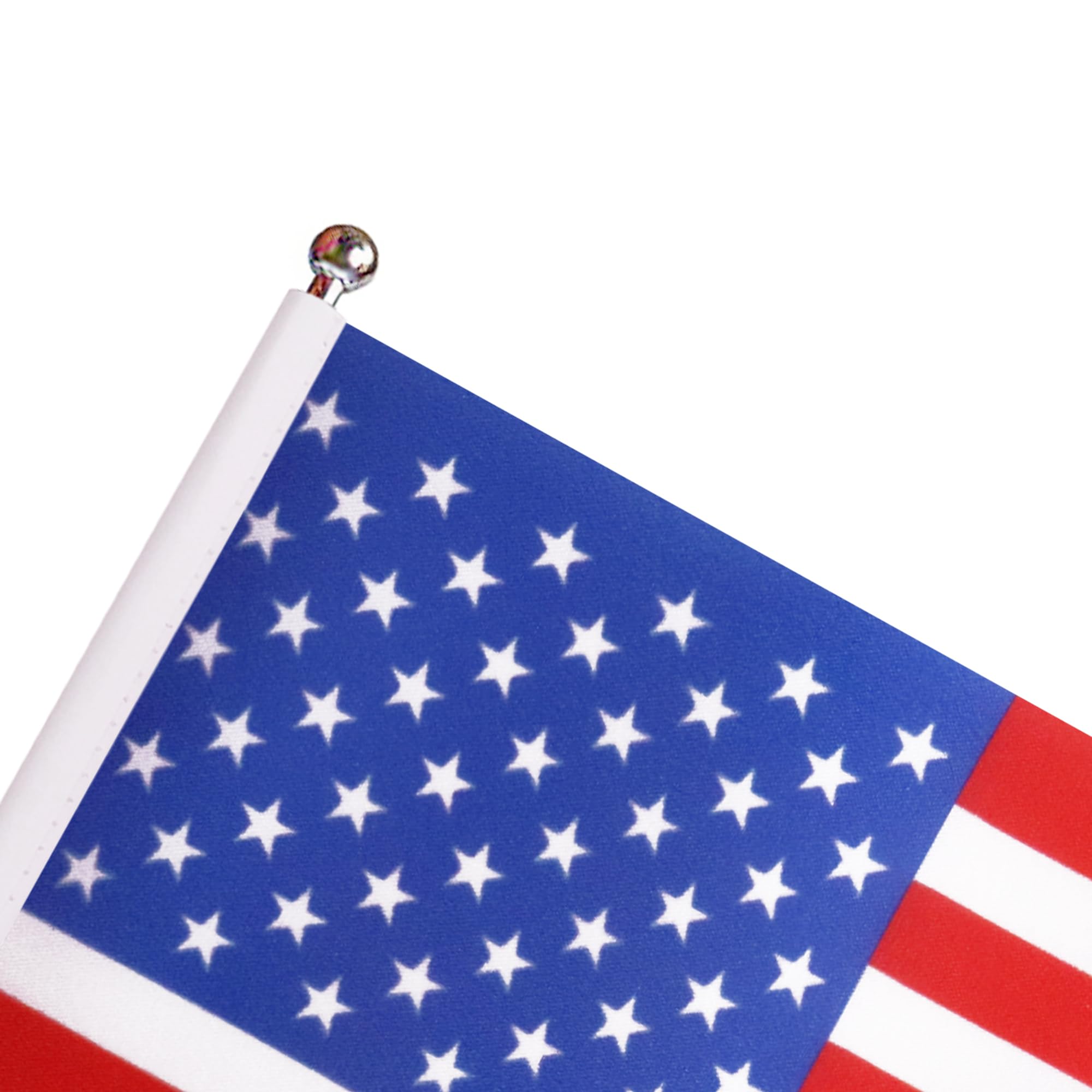 AZ FLAG Bandiera Da Tavolo Stati Uniti 22x15cm Raso - Piccola Bandierina Americana USA