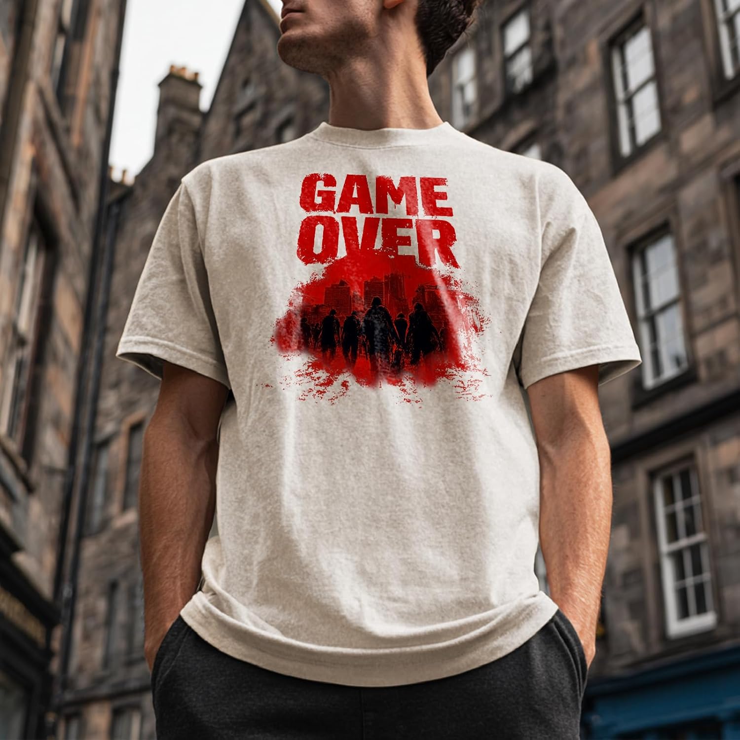 Graphic T-Shirts for Men Casual Cotton Tees Comfy Streetwear Crewneck Short Sleeve Summer Tops - Image 2