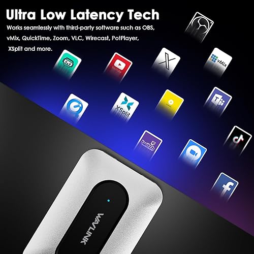 Vista 15 de WAVLINK Tarjeta de captura 4K30/2K60/1080p120, hasta 4K60 HDR10/2560x1440@144Hz/1080p@240hz passthrough en PS5, PS4, Xbox Series X y S, Xbox One