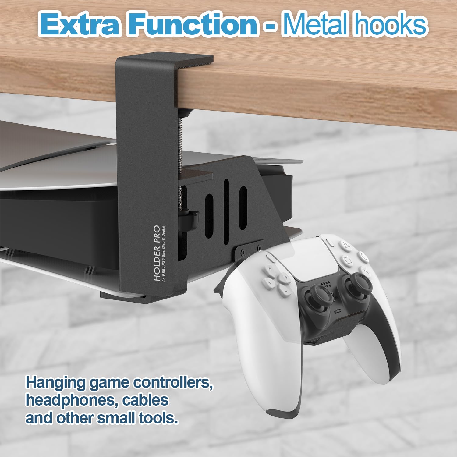 オフィス家具 PREDUCTS Gamepad Hanger & Mount for PS5 Amazon.com