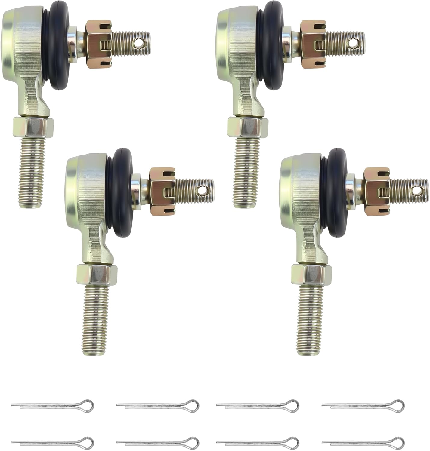 PRO BAT 10mm Ball Joint M10 Tie Rod End Right-Hand Thread For 50cc 110cc 125cc 150cc ATV Quad Go Kart Dirt Bike Buggy Taotao Sunl, 4PCS