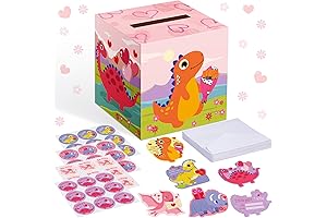 Valentine Mailbox for Boys: Dinosaur Valentine's Day Kit