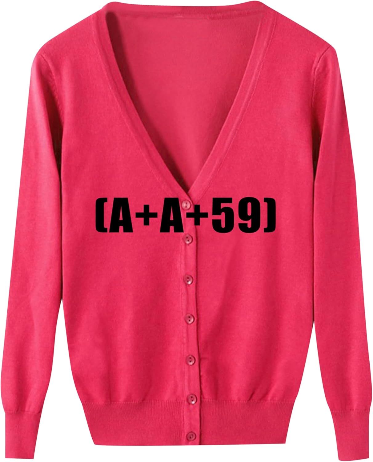 MAYRAIN Women Long Sleeve Fashion V Neck Jackets Soft Comfy Work Outdoor Sweater