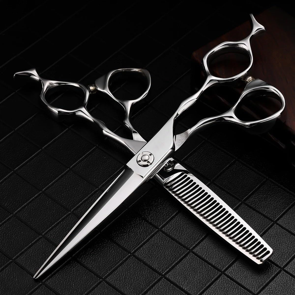 Forbici da taglio per capelli, 15,2 cm, taglio bene, parrucchiere, parrucchiere, strumento professionale per lo styling dei barbieri, set di forbici per capelli