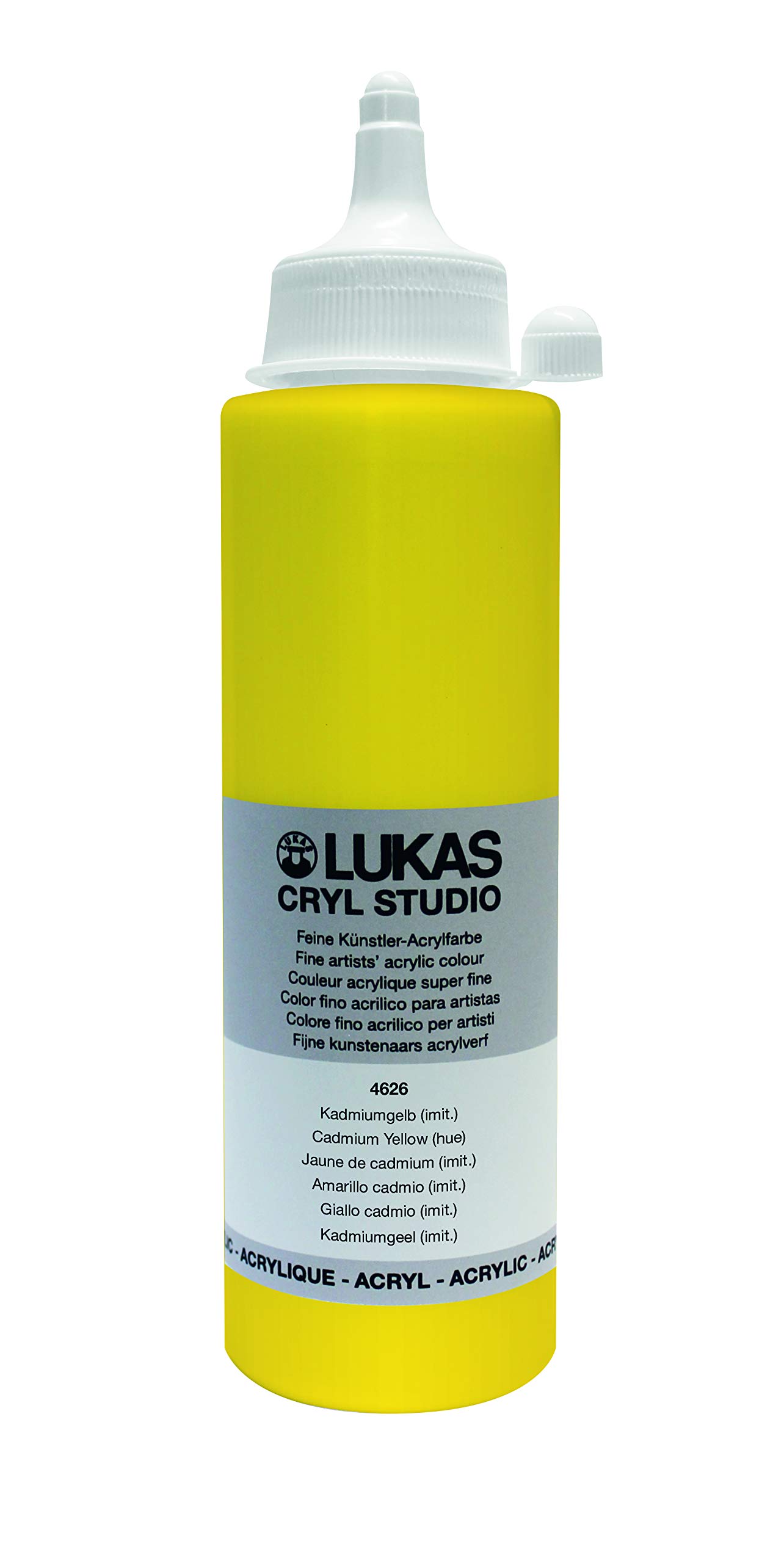 LUKAS Cryl Studio 250ml Premium Quality Acrylic Paint - Cadmium Yellow (Imitation)