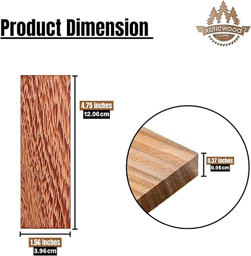 Vista 33 de IECAP LLC Bookmatched - Básculas de mango de cuchillo de boj - Materiales de mango de cuchillo - Básculas de madera natural para manualidades - Boje