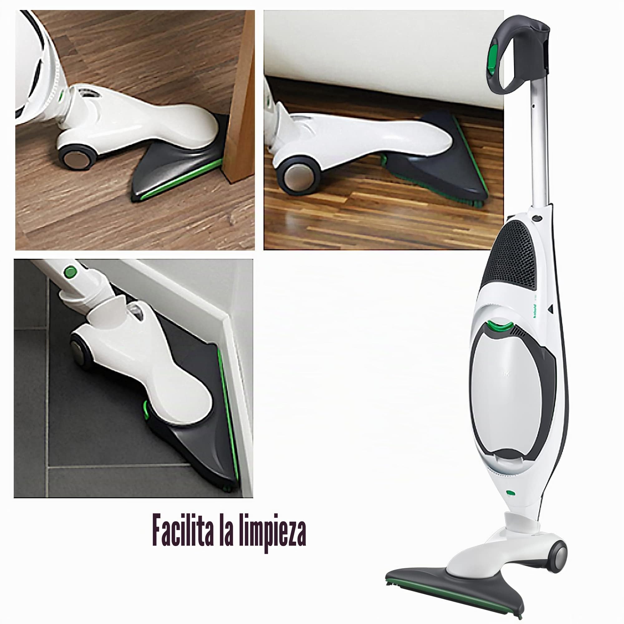 Cepillo HD 50 compatible con Folletto VK150 VK140 VK135 VK136 VK130 VK200 con cepillo de cerdas de repuesto para aspiradora