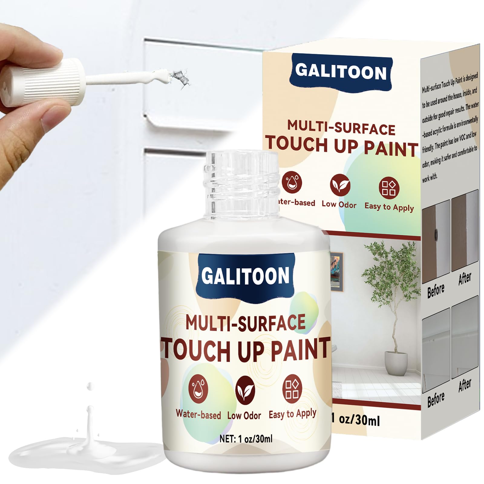 White Paint Touch Up Paint Pen