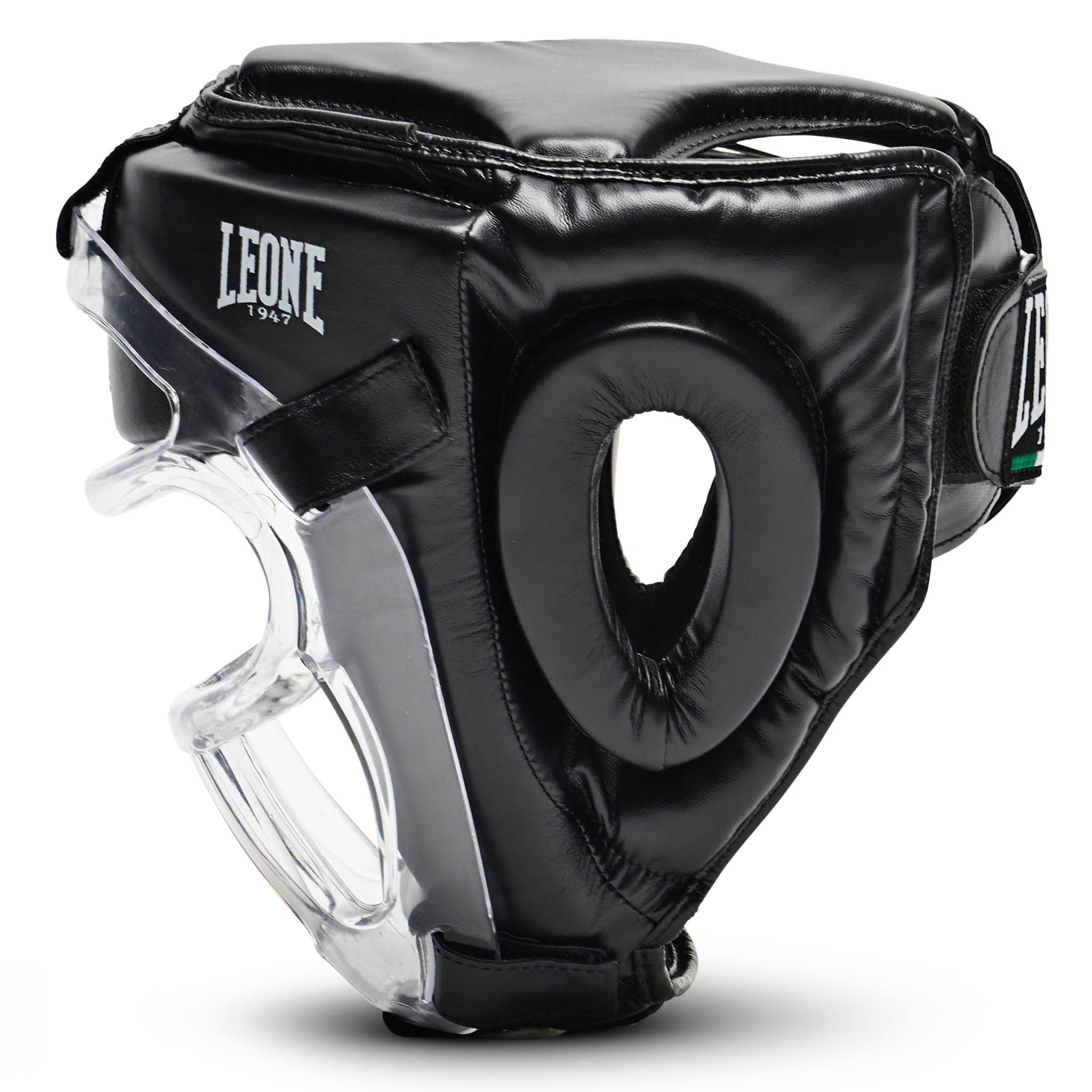 LEONE 1947, Casco Plastic Pad, Unisex – Adulto, Nero, XS/S, CS432