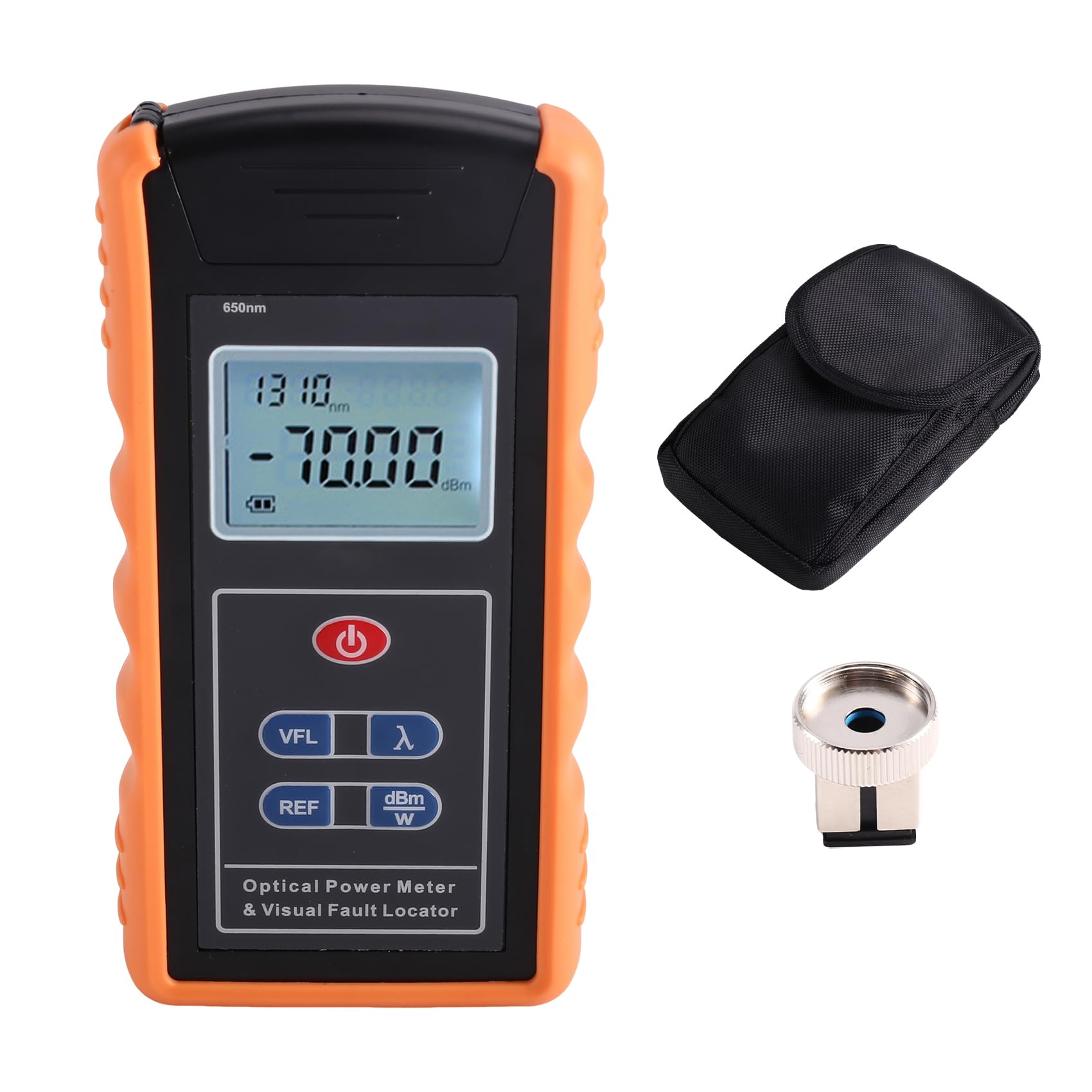 Xnuiasqe Light Handheld Tl-560 Fiber Optic Power Meter 10Mw Source Meter Handheld Fiber Optic Power Meter Visual Fault Locator