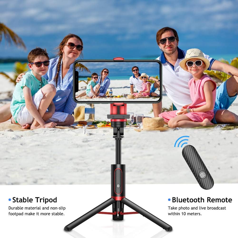 80% оƒƒ Dіѕсоunt Miracase Gimbal Stabilizer for Smartphone,Auto Balance, Reduce Shaking,1-Axis Handheld Pan-tilt Tripod with Built-in Bluetooth Remote for iPhone 11/11 Pro/X/Xr/6s,Samsung S10+/S10/S9/S8