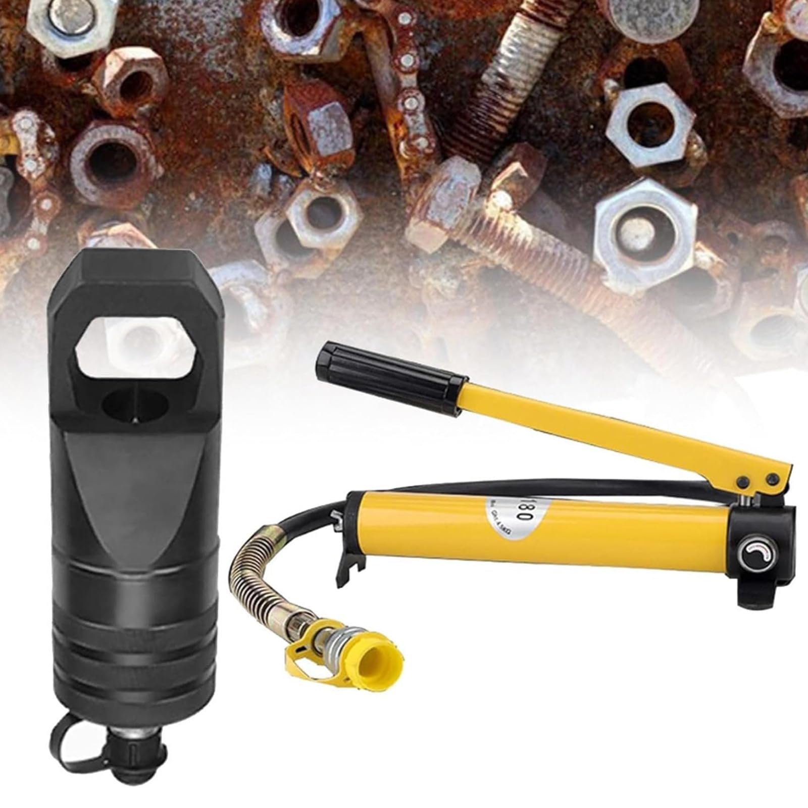 Hydrauliczny rozcinacz do nakrętek, hydrauliczny przecinak do nakrętek,do zardzewiałych, uszkodzonych, skorodowanych zapieczonych nakrętek,5T