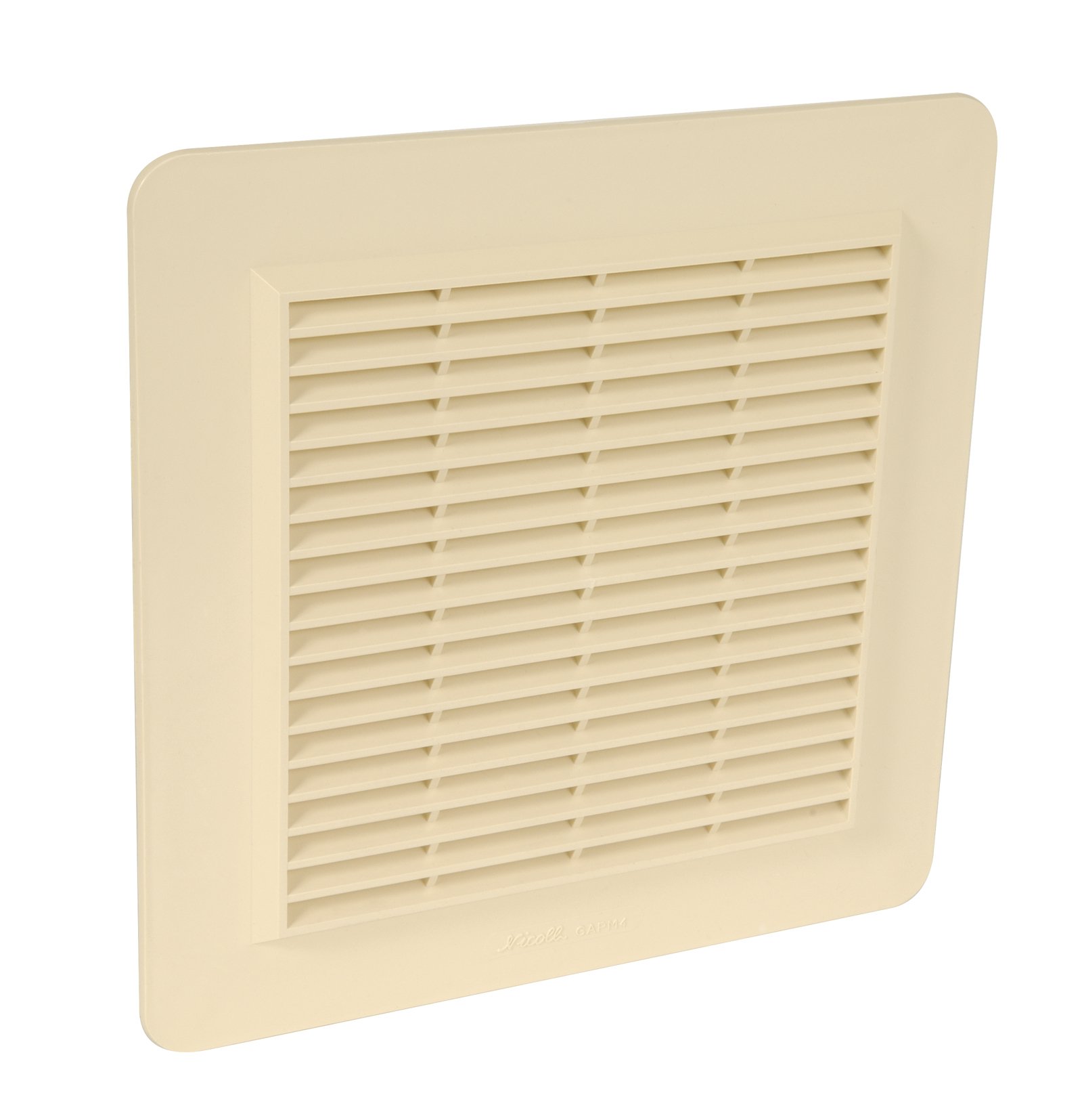 Nicoll GAPM4 Grille applique carrée avec Moustiquaire 150