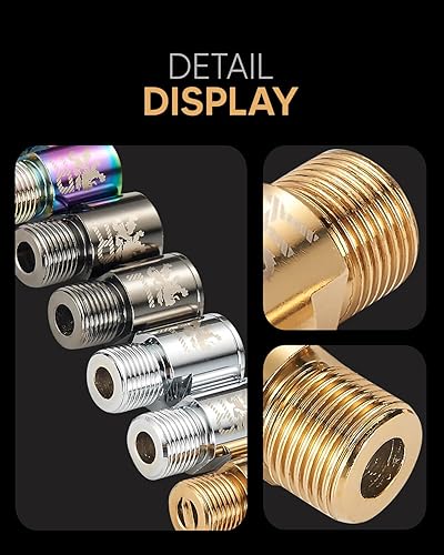 Miniatura 5 de Extensores de pedal de bicicleta, adaptadores de pedal de eje extendido de 0.787 in, extensión de manivela de esfuerzo, acero 916 para bicicleta de