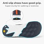 FitVille Wide Toe Box Shoes for Men Cushioned Well Extra Wide Width Shoes Non Slip Wide Running Shoes for Men Comfortable Men Running Shoes Lightweight Walking Shoes for Men